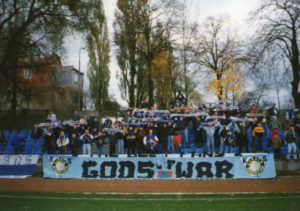 BKS Bolesławiec - GÓRNIK. 24.10.1998r. - Nas 150 osób.