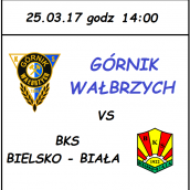 GÓRNIK WAŁBRZYCH – BKS Bielsko – Biała (25.03.2017r.)